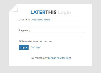 Login/Sign in Post Image