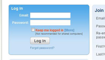 Login/Sign in Post Image